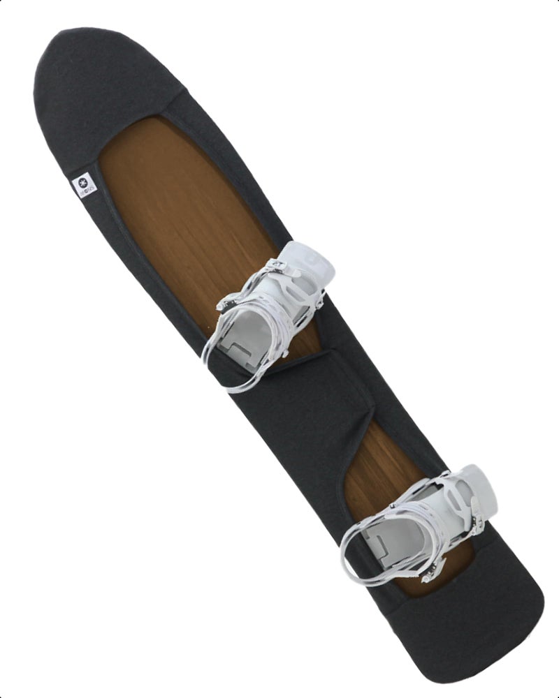 MONS Powder Snowboard Setback Stance Protection Soft Sleeve Cover with Binding On for packing in board bag Scratch-Resistant (L) - Image 1